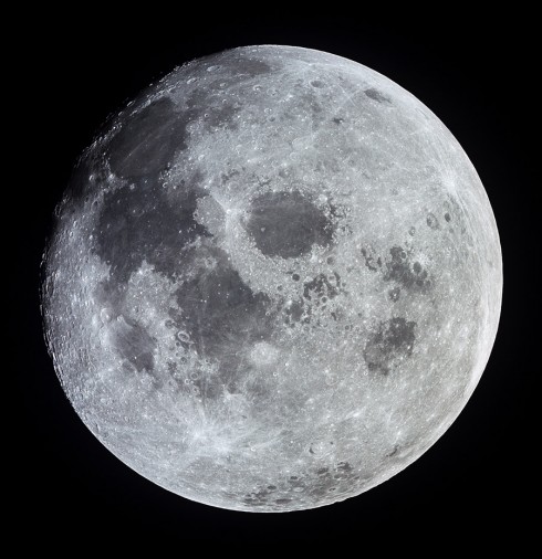 Snímek Měsíce. Foto: NASA.